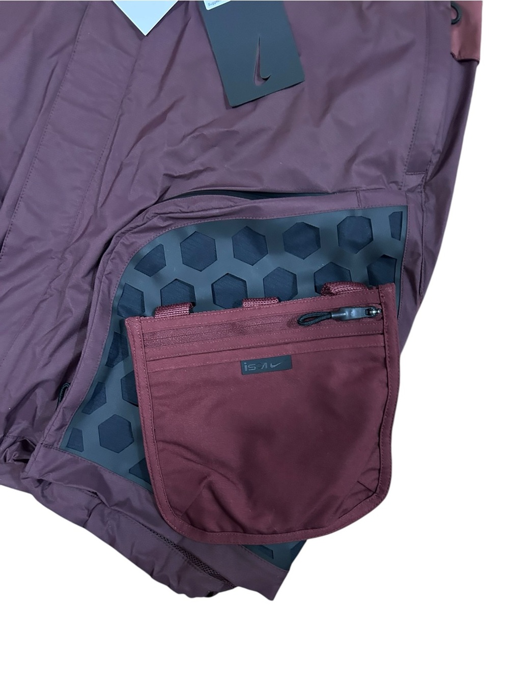 NWT Nike Ispa Skirt S Burgundy - Picture 3 of 8
